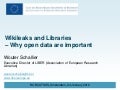 Wikileaks and Libraries – Why open data are important