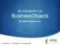 Bobj introduction by ARK Solutions, Inc.