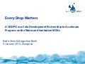 Every Drop Matters initiative
