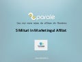 5 Mituri in afiliere - prezentare TeCOMM