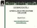 Bojan Đurić - Upravljanje projektnim ciklusom