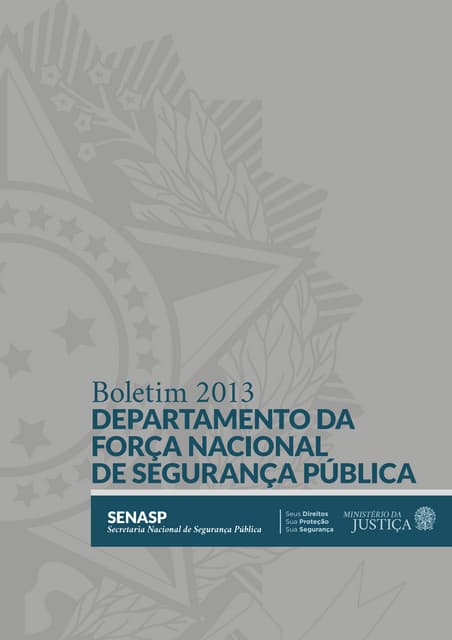 Boletim Força Nacional 2013