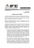 IFE - Comunicado de prensa - Unidad de Fiscalización