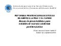 Reformas penitenciarias exitosas en AL y el Caribe. Bases imprescindibles para establecer nuevos sistemas penitenciarios.