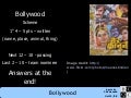 Balls, Ballots, Bollywood - Bollywood section