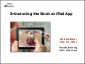 Book as iPad App