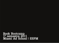 Book Bootcamp Planejamento . Miami Ad School / ESPM