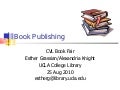 Book publishing for cvl book fair 8 25 10