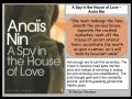 Book review: A spy in the house of love - Anais Nin