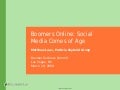 Boomers and Social Media