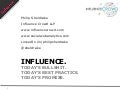 Influence. The bullshit, best practice and promise