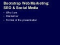 Bootstrap Web Marketing   Seo & Social Media