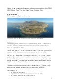 Using large events to leverage urban regeneration: the 2010 FIFA World Cup ™ in the Cape Town Central City