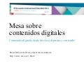 Boris Mir -  Mesa sobre contenidos digitales - educared 2011