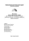 Borrador de  Informe para el Primer Debate de Ley contra el discrimen el acoso y la violencia política en razón de género.