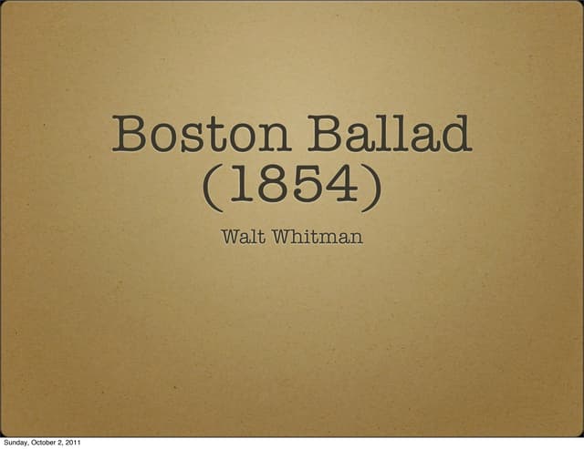 Boston ballad pdf