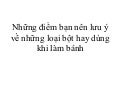 Bot lam banh