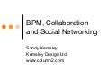 BPM, Collaboration and Social Networking