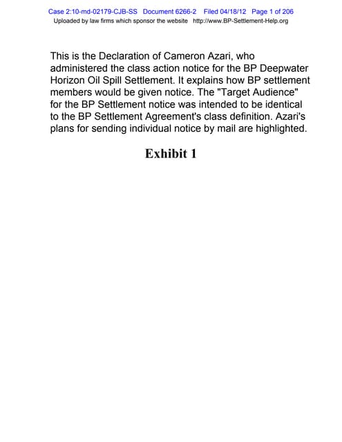 Bp settlement declaration_cameron_a...