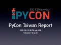 PyCon Taiwan report