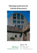 Katalog Melzer Befestigungstechnik
