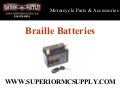 Braille Batteries for your Motorcycle