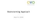 Brainstorming And Ideation Overview