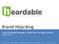 Brand Hijacking