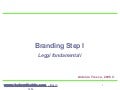 Branding - leggi fondamentali