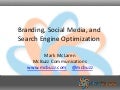 Branding, Social Media And Search Engine Optimization