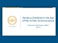 Brands as Publishers in the Age of P2P Communications