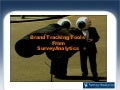 Brand tracking survey analytics