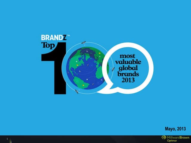 BrandZ Top 100 2013 - Millward Brown