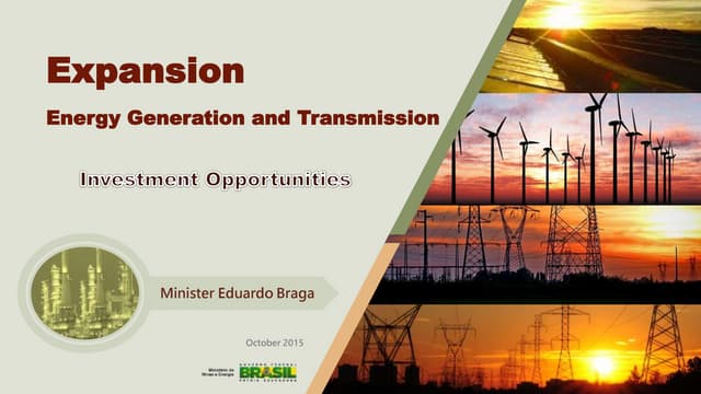 Energy Generation and Transmission 