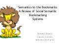 Semantics To The Bookmarks: A Review of Social Semantic Bookmarking Systems
