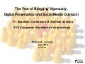 Digital Preservation and Social Media Outreach