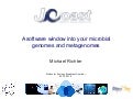 JCoast - A software window into your microbial genomes and metagenomes
