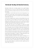 Brentwood trucking limited case study solution