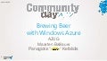 Brewing Beer with Windows Azure