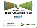 What is Your Social Conversion Rate? Brian Massey Innotech PDX