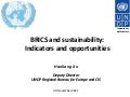 BRICS and Sustainability: Indicators and Opportunities
