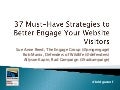 Bridge Conference: 37 Must-Have Strategies to Better Engage Your Website Visitors
