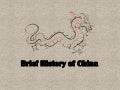 Brief history of china