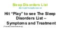 Bright light therapy for sleep disorders