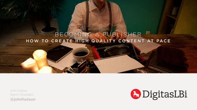 Brighton SEO 2014 - Becoming a Publ...