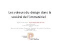 Brigitte BORJA de MOZOTA, Les valeurs du design dans la société de l'immatériel ( PARIS 2.0, Sept 2009)