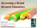 CfE Broad General Education Conference - What digital skills do learners need to access the curriculum?