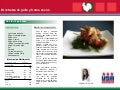 Brochetas de pollo y frutos secos