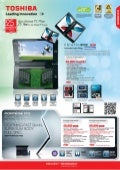 โบรชัวร์โปรโมชั่น Toshiba ตุลาคม 2553