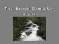 Brook dried up